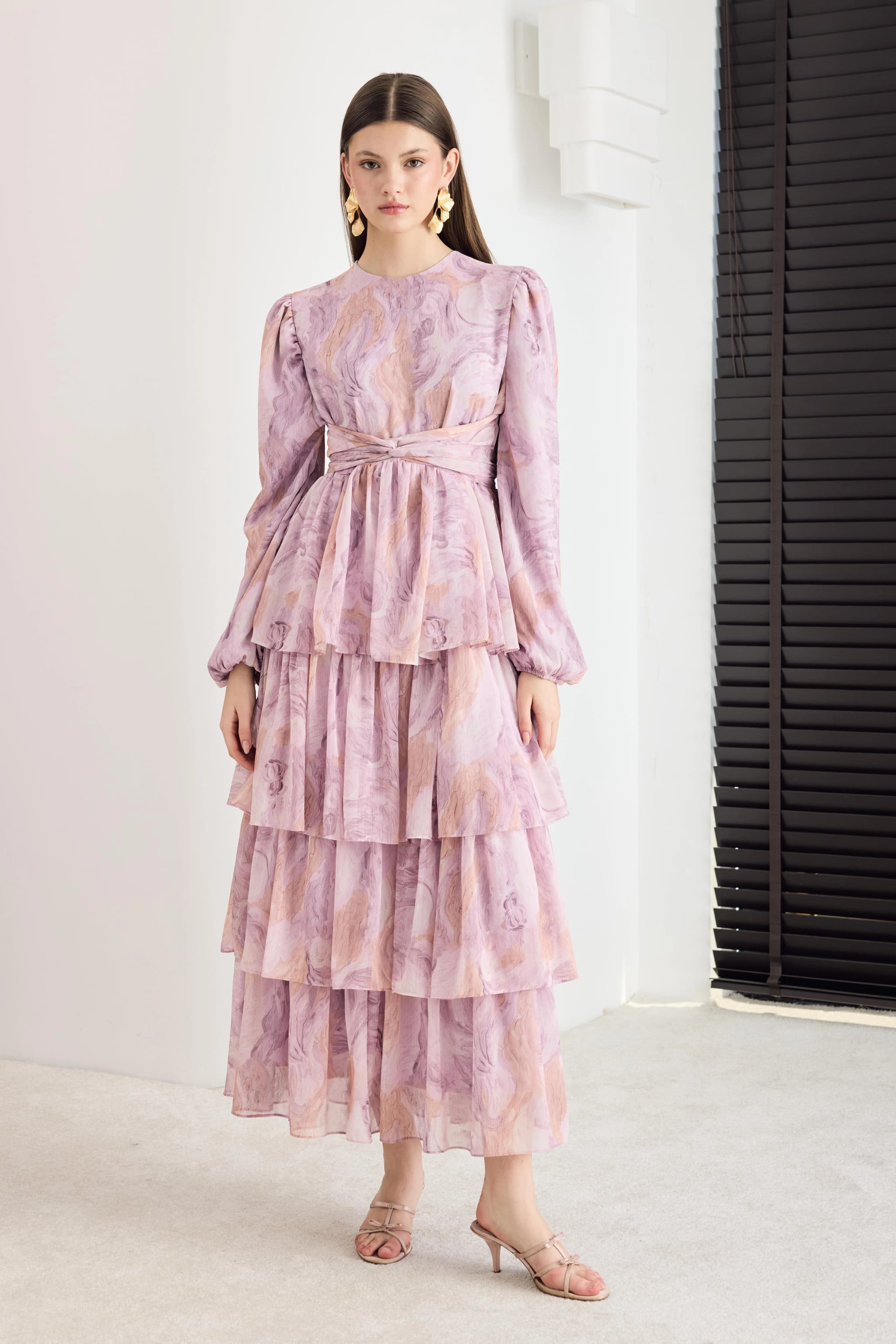 Perfect Wedding Guest Dress | Pink Romantic Floral Maxi Dress