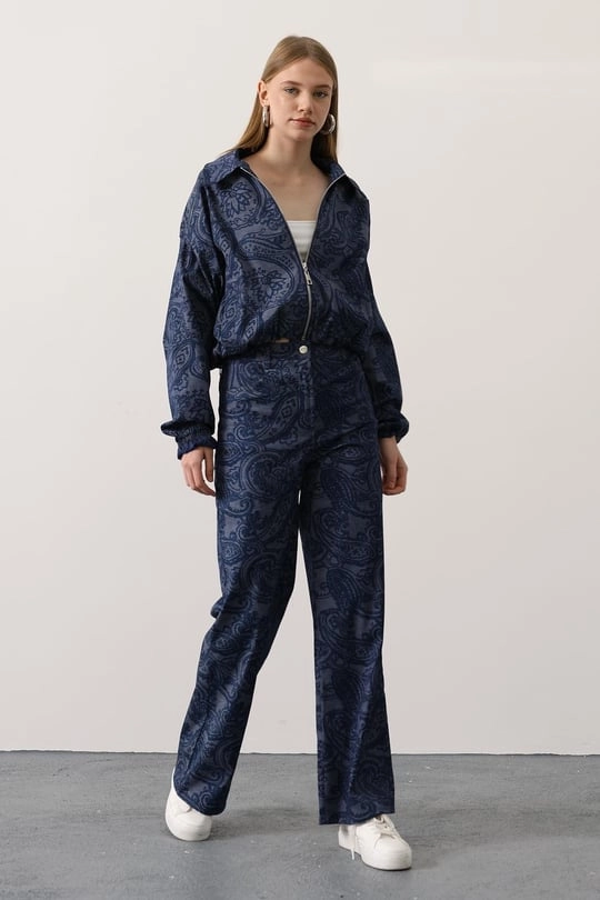 The Muse: Modern Paisley Co-ord Set Styling